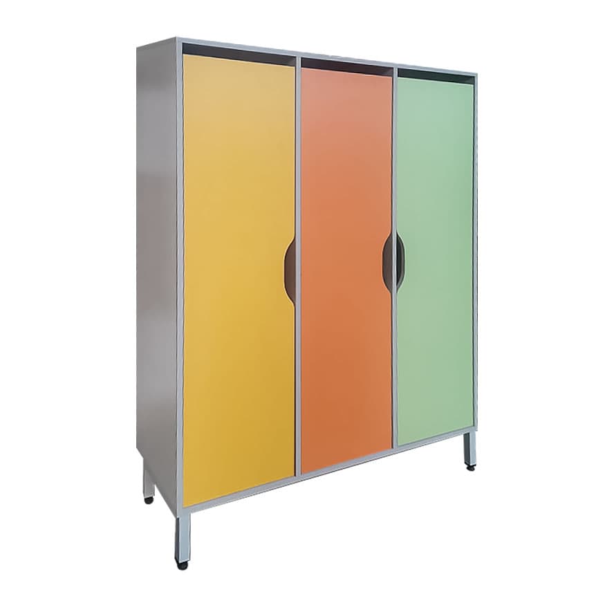 Шафа для одягу РОЗКОМ 3-х секційна, розмір 1108х370х1500мм